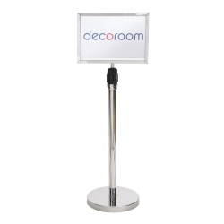 Post with A3 sign holder | Decoroom