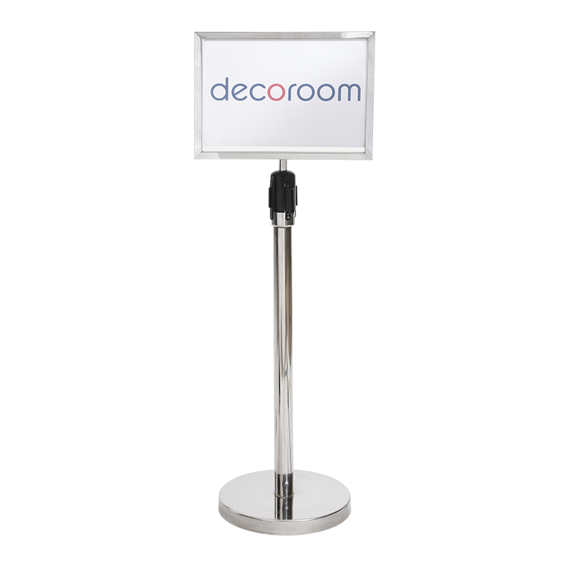 Post with A3 sign holder | Decoroom