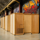 Openwork Wooden Partition | Decoroom