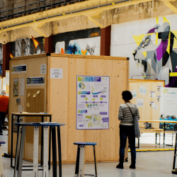 Houten scheidingswand | Decoroom