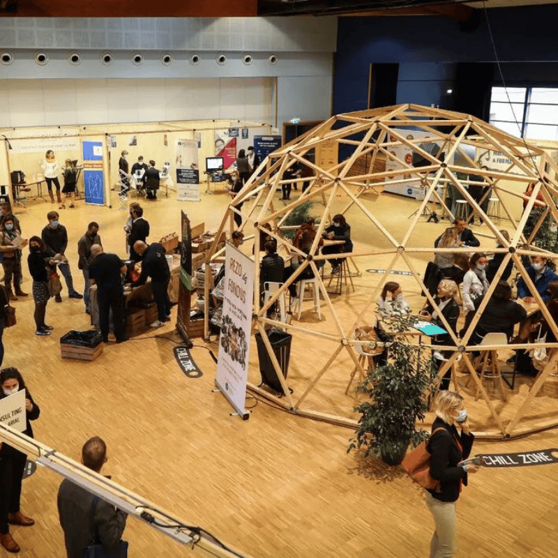 30 m² geodesic domes | Decoroom